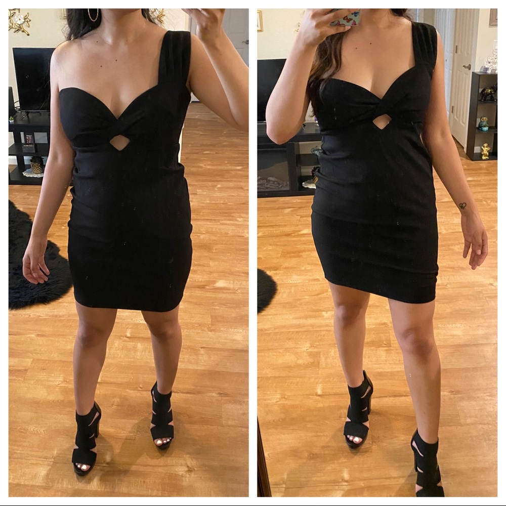 one strap dress